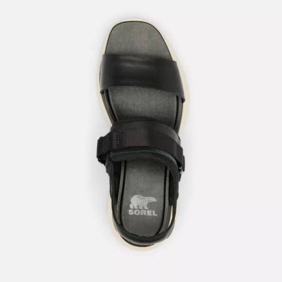 KINETIC Impact Slingback Heel Women's Sandal color Black, Chalk - Picture 3 of 6